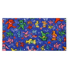 Grateful Dead Dancing Bears Pattern Banner And Sign 8  X 4  by Salmanaz77