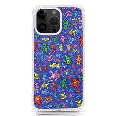 Grateful Dead Dancing Bears Pattern Iphone 14 Pro Max Tpu Uv Print Case