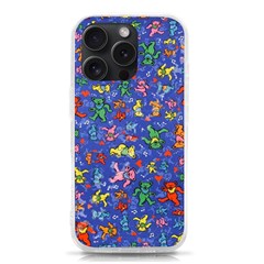 Grateful Dead Dancing Bears Pattern Iphone 15 Pro Tpu Uv Print Case by Salmanaz77