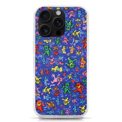 Grateful Dead Dancing Bears Pattern Iphone 16 Pro Tpu Uv Print Case