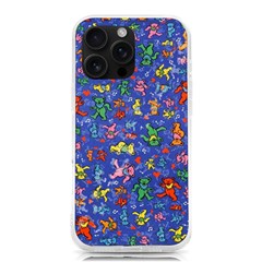 Grateful Dead Dancing Bears Pattern Iphone 16 Pro Max Tpu Uv Print Case by Salmanaz77