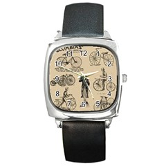 Cowcow 01 Square Metal Watch