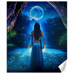 Mystic Scene At Full Moon Night (ai) Canvas 20  X 24  by dflcprintsclothing