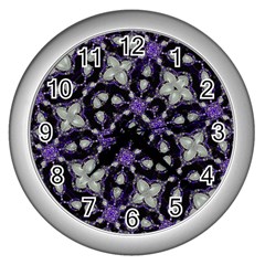 Gothic Radiance Wall Clock (silver)