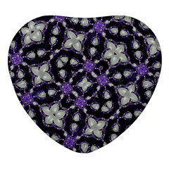 Gothic Radiance Heart Glass Fridge Magnet (4 Pack) by dflcprintsclothing