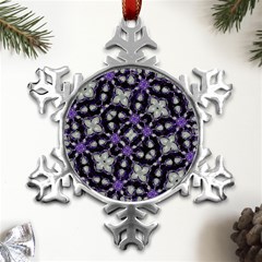 Gothic Radiance Metal Small Snowflake Ornament by dflcprintsclothing