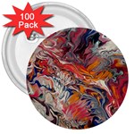 Abstract flames 3  Buttons (100 pack)  Front