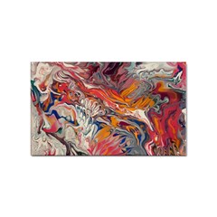 Abstract Flames Sticker (rectangular)