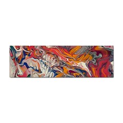 Abstract Flames Sticker (bumper) by kaleidomarblingart