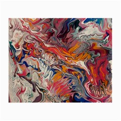 Abstract Flames Small Glasses Cloth