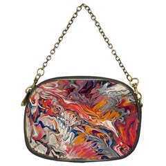 Abstract Flames Chain Purse (two Sides)