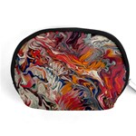 Abstract flames Accessory Pouch (Medium) Front