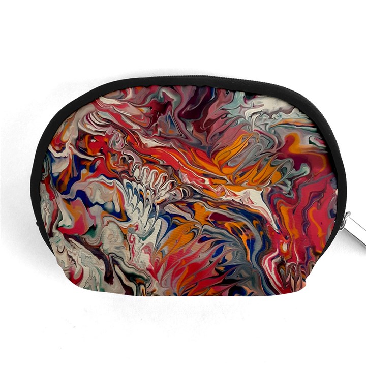 Abstract flames Accessory Pouch (Medium)