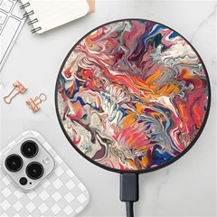 Abstract Flames Wireless Fast Charger(black)