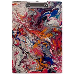 Abstract Flames A4 Acrylic Clipboard