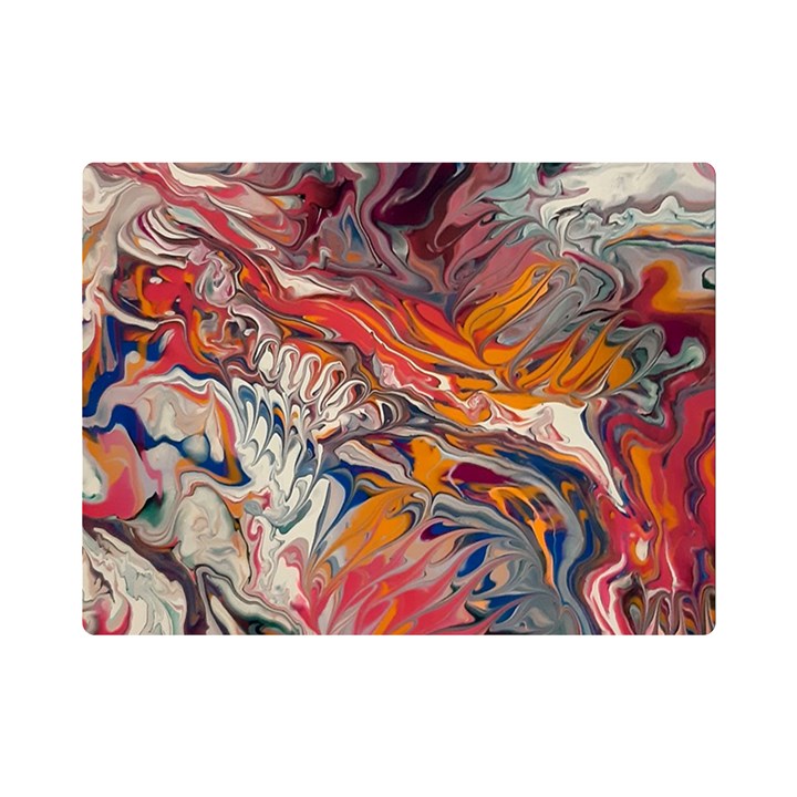 Abstract flames Premium Plush Fleece Blanket (Mini)