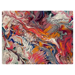 Abstract Flames Two Sides Premium Plush Fleece Blanket (baby Size)