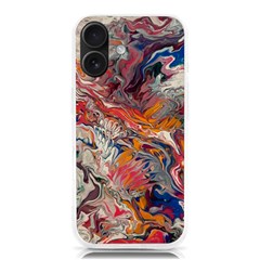 Abstract Flames Iphone 16 Tpu Uv Print Case