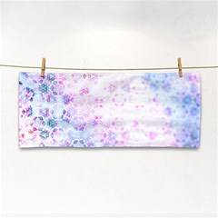 Digital Art Artwork Abstract Pink Purple Hand Towel