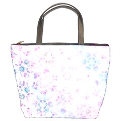 Digital Art Artwork Abstract Pink Purple Bucket Bag