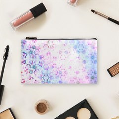 Digital Art Artwork Abstract Pink Purple Cosmetic Bag (small)