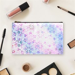 Digital Art Artwork Abstract Pink Purple Cosmetic Bag (medium)