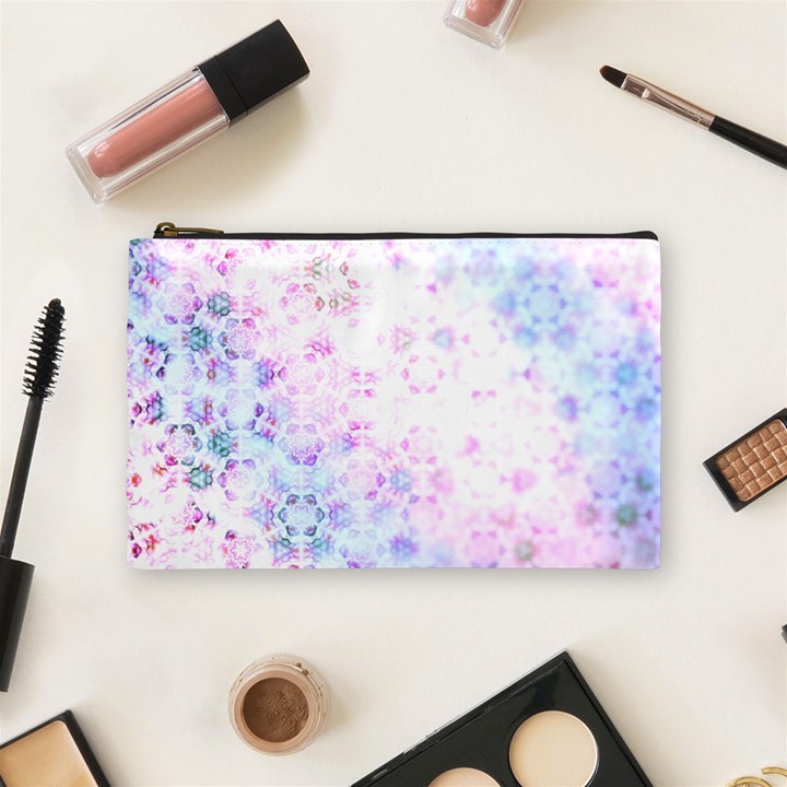 Digital Art Artwork Abstract Pink Purple Cosmetic Bag (Medium)