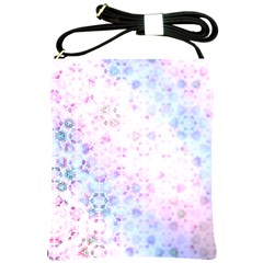 Digital Art Artwork Abstract Pink Purple Shoulder Sling Bag