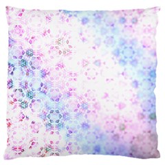 Digital Art Artwork Abstract Pink Purple Large Cushion Case (two Sides)