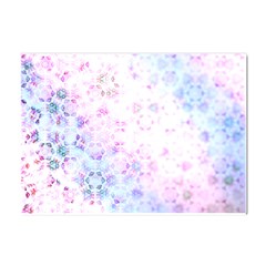 Digital Art Artwork Abstract Pink Purple Crystal Sticker (a4)