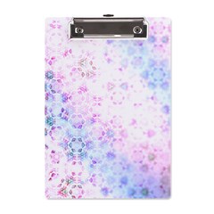 Digital Art Artwork Abstract Pink Purple A5 Acrylic Clipboard