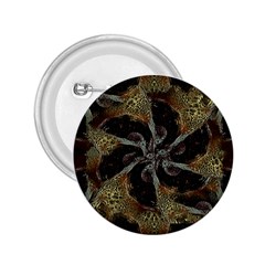 Abstract Ornate Organic Texture Design Print 2.25  Buttons