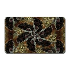 Abstract Ornate Organic Texture Design Print Magnet (Rectangular)