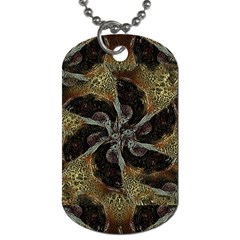 Abstract Ornate Organic Texture Design Print Dog Tag (Two Sides)