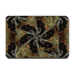 Abstract Ornate Organic Texture Design Print Small Doormat