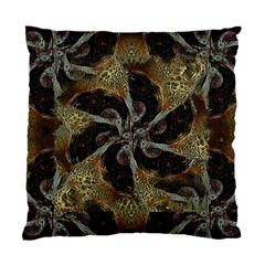 Abstract Ornate Organic Texture Design Print Standard Cushion Case (one Side)