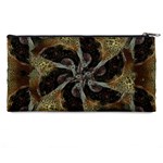 Abstract Ornate Organic Texture Design Print Pencil Cases Back