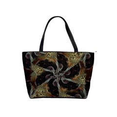 Abstract Ornate Organic Texture Design Print Classic Shoulder Handbag