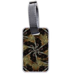 Abstract Ornate Organic Texture Design Print Luggage Tag (two sides)