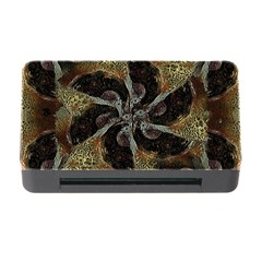 Abstract Ornate Organic Texture Design Print Memory Card Reader with CF