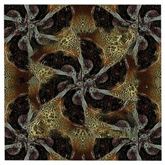 Abstract Ornate Organic Texture Design Print Wooden Puzzle Square by dflcprintsclothing