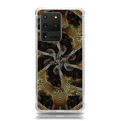 Abstract Ornate Organic Texture Design Print Samsung Galaxy S20 Ultra 6.9 Inch TPU UV Case