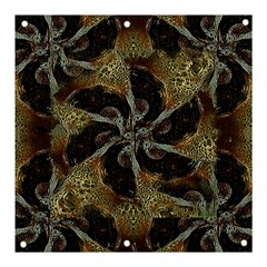 Abstract Ornate Organic Texture Design Print Banner and Sign 3  x 3 