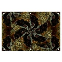 Abstract Ornate Organic Texture Design Print Banner and Sign 6  x 4 