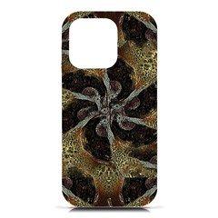 Abstract Ornate Organic Texture Design Print iPhone 16 Pro Black UV Print PC Hardshell Case