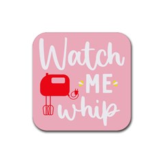 Watch Me Whip  Rubber Coaster (square) by ConteMonfrey