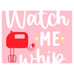 Watch Me Whip  Premium Plush Fleece Blanket (extra Small)