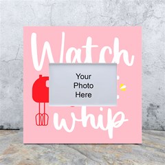 Watch Me Whip  White Box Photo Frame 4  X 6  by ConteMonfrey