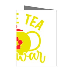 Make Tea Not War  Mini Greeting Cards (pkg Of 8)