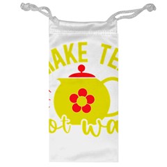 Make Tea Not War  Jewelry Bag